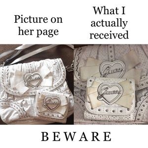 BEWARE (Guess Crossbody Purse w\ matching wallet)